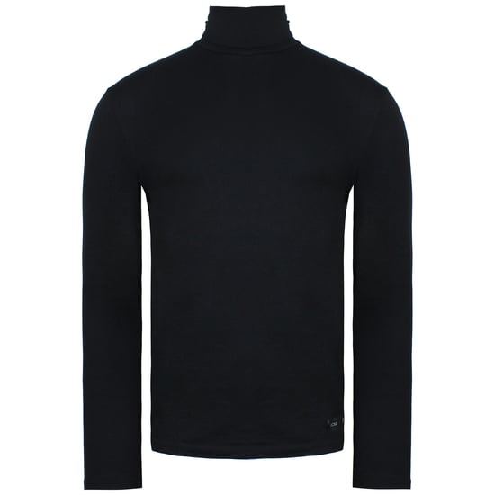Hom Plain Herren Schwarzer Golfpullover - Image 1