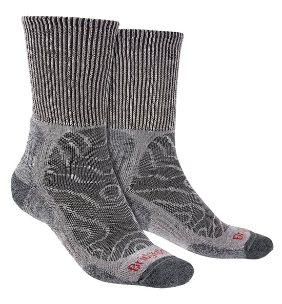 Bridgedale - Herren Wandern leichte Merinowolle Socken - Grau - Image 1