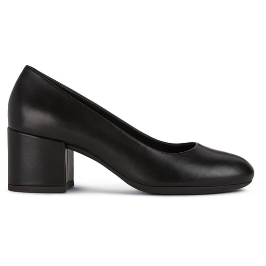 Geox D ELEANA A Leder Rindsleder Vollnarben Damen Schwarz Heels - Image 5