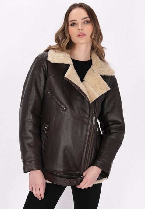 Dreimaster Jacke Damen braun - Image 3