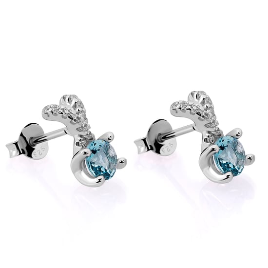Orphelia 'Maya' Tropfenohrringe aus 925er Sterlingsilber für Damen - Silber ZO-7478/AQ - Image 3