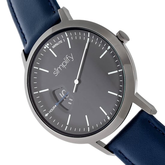Simplify The 6500 Leather-Band Watch
