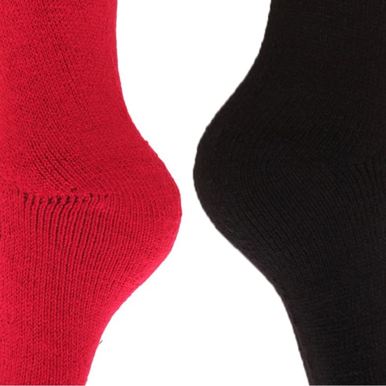 Floso Damen/Damen Thermo-Winter-Stiefel-Socken (2 Paar) (Rosa/Schwarz) - Image 3