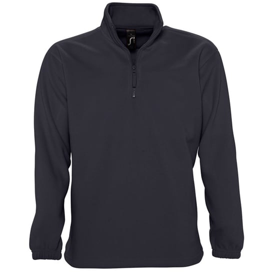 SOLS Ness Unisex Zip Neck Anti-Pill Fleece Top (Holzkohle) - Image 1
