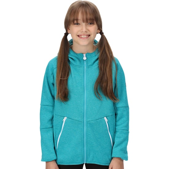 Regatta Girls Maxwell Hooded Reflective Fleece Jacket