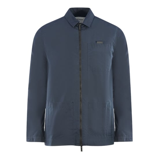Lyle & Scott Baumwoll-Ripstop Jacke Marineblau Überhemd - Image 1