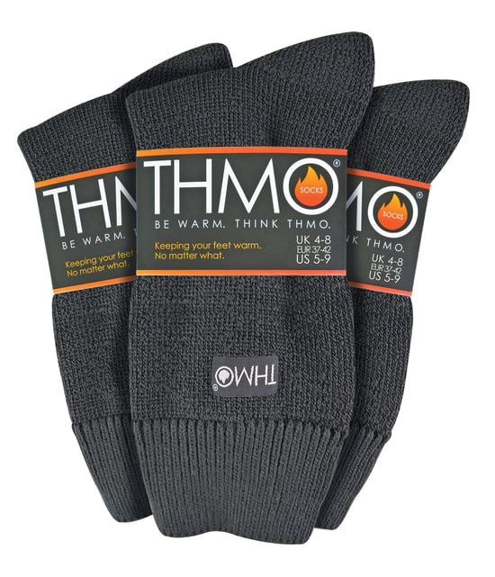 THMO - 3er-Pack Multipack Damen Dicke Winter Warme Socken mit Comfort Top - Image 1