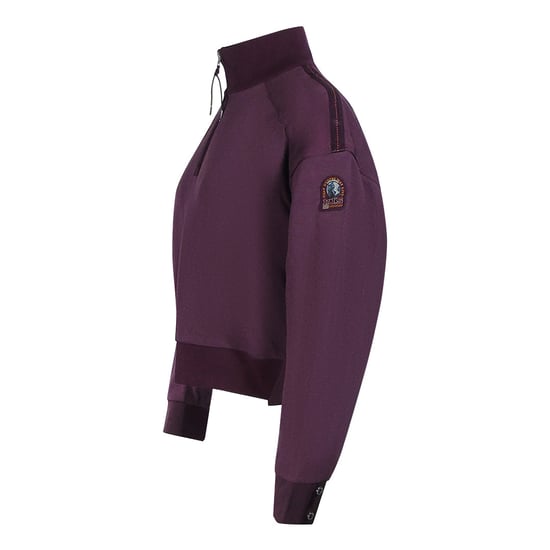 Parajumpers Quarter Zip Turtleneck Fleece Purple Sweatshirt