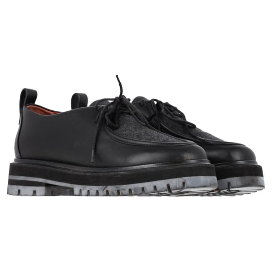 Loro Piana Derby-Schnürschuhe aus schwarzem Leder - Image 4