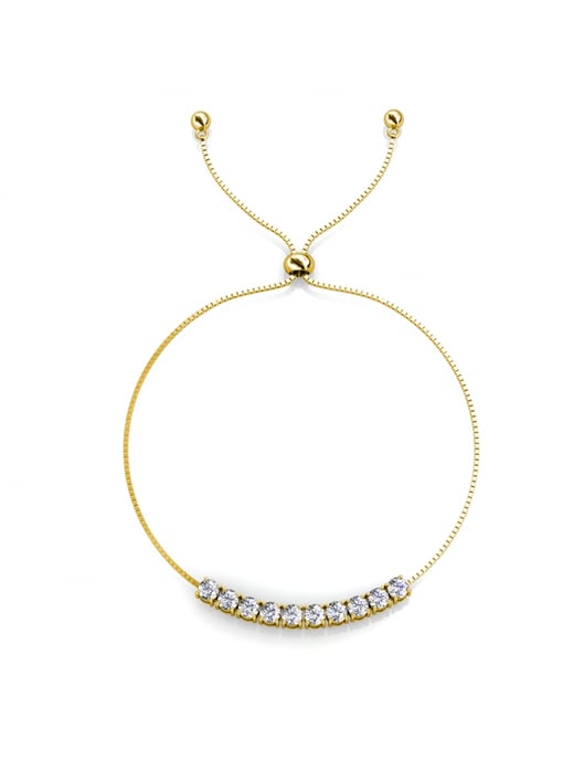 Rundes Kristall Mia Set - Gold und Kristall - Image 5