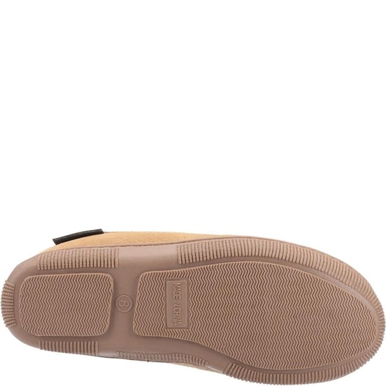 Hush Puppies Herren Ace Slip On Leder Pantoffel (Tan) - Image 4