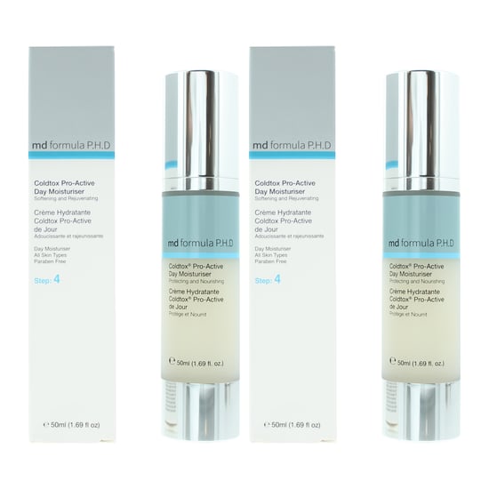 MD Formula PHD Coldtox Pro-Active Day Moisturiser 50ml x2