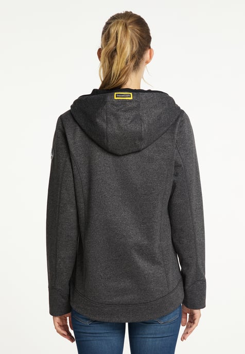 Schmuddelwedda Funktionsjacke Damen grau melange - Image 4