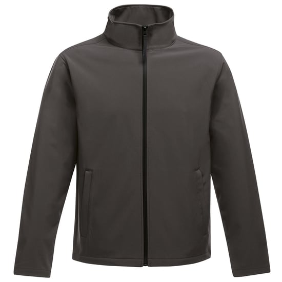 Regatta Standout Mens Ablaze Printable Softshell Jacket (Seal/Black)