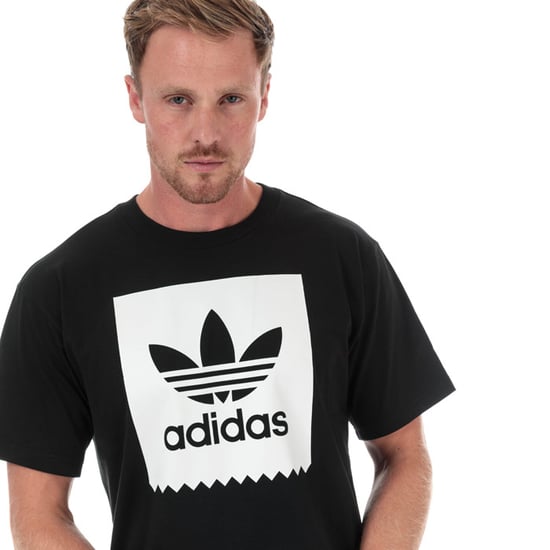 Men's adidas Originals Solid BB T-Shirt in Black-White