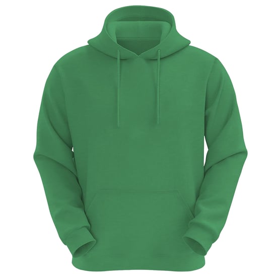 VR2 Denim Mens Plain Hoodie Long Sleeve Pullover