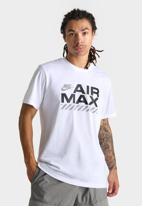 Nike Air Max Grafik Herren T-Shirt in Weiß - Image 1