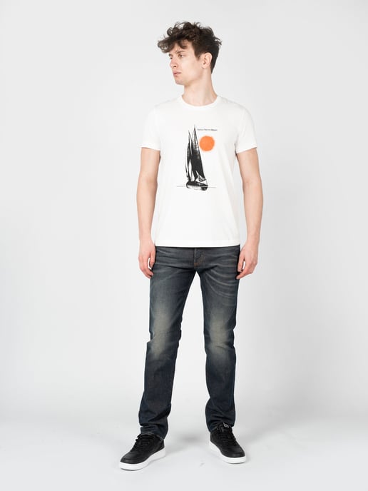 Diesel T-Shirt T-Iny Herren weiß - Image 2