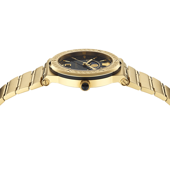 Versace Greca Logo Mondphasen Damen Gold Uhr VE7G00323 - Image 2