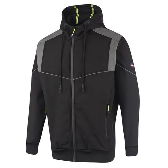 Lee Cooper - Kapuzenjacke Reflektierend für Herren (Schwarz) - Image 1