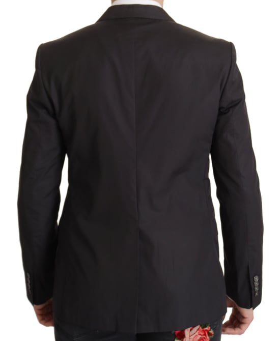Dolce & Gabbana Schwarzer Einreiher TAORMINA Herrenblazer - Image 5
