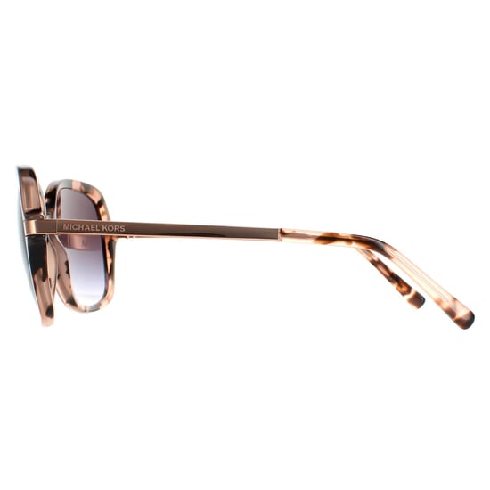 Michael Kors Square Womens Pink Tortoise Light Grey Gradient Adrianna II MK2024