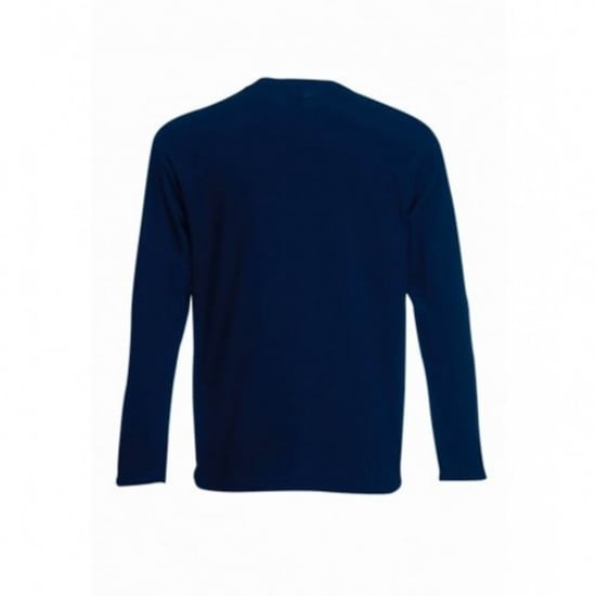 Fruit Of The Loom Herren R Langarm T-Shirt (Deep Navy) - Image 3