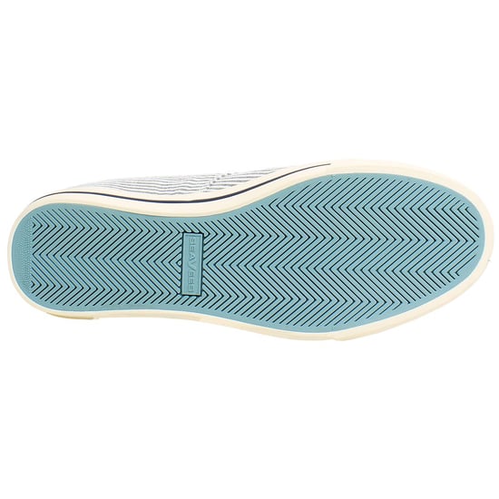 Seavees Hermosa Seersucker Herren Blau Plimsolls - Image 5