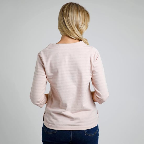 Self Stripe Texture Top