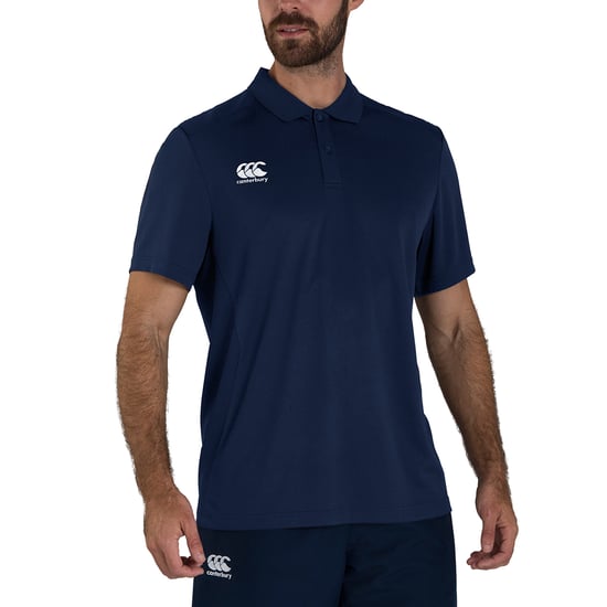 Canterbury Mens Club Dry Polo Shirt (Navy)