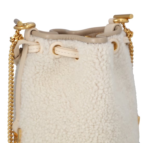 Chloé Marcie Mikro Eimer Tasche Beige - Image 4