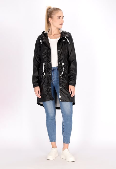Schmuddelwedda Regenmantel Damen schwarz - Image 2