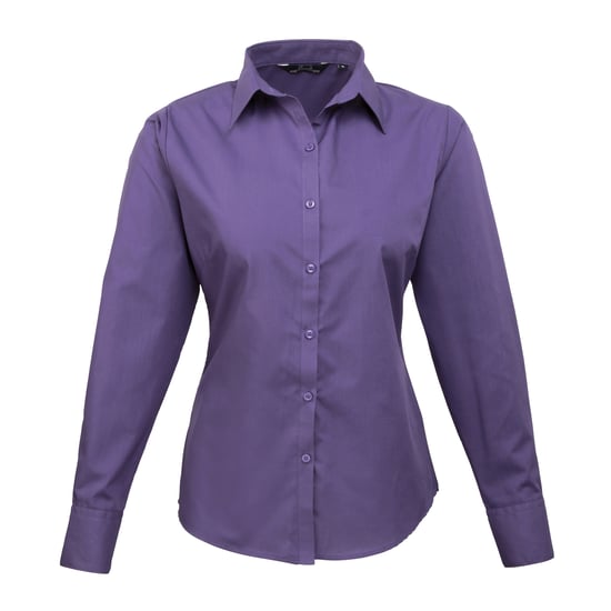Premier - Bluse für Damen Langärmlig (Violett) - Image 1