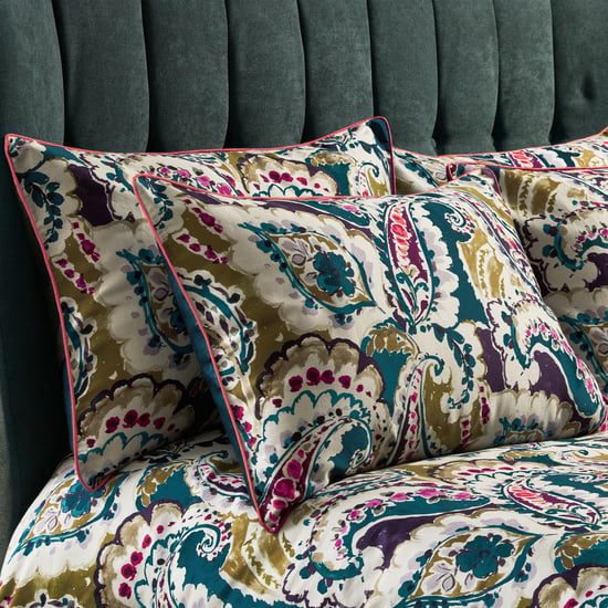 EW von Edinburgh Weavers Aretha Paisley Premium Baumwollsatin Kissenbezug-Set - Image 1