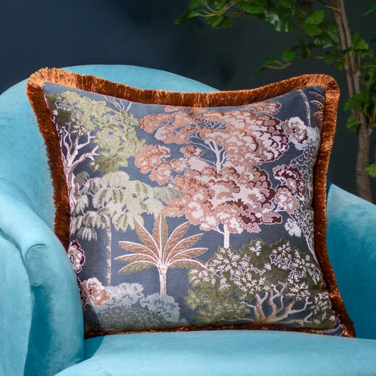 Wylder Nature Woodland Blumen Jacquard Kissenbezug - Image 6