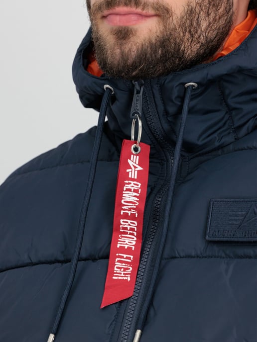 Alpha Industries Kapuzen-Puffer-Weste FD Blau - Image 4