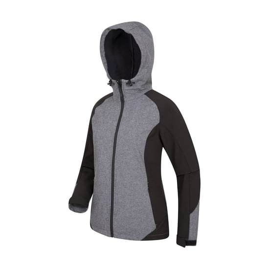 Mountain Warehouse Damen/Damen Illuminate Reflektierende Soft Shell Jacke (Schwarz) - Image 2