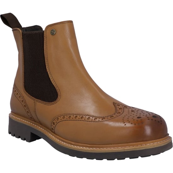 Hunter Cawdor Leder Herrenstiefel Tan - Image 1