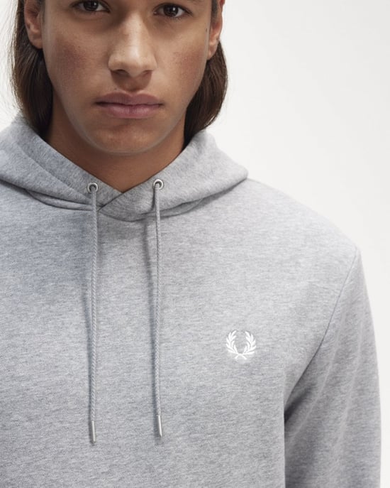 Fred Perry Herren Kapuzen-Sweatshirt mit Kontrastbesatz - Image 2
