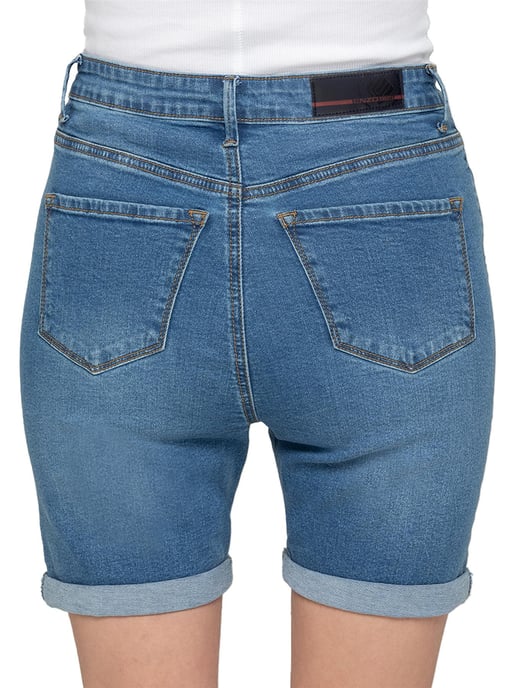 Enzo | Womens Skinny Denim Shorts - Image 2