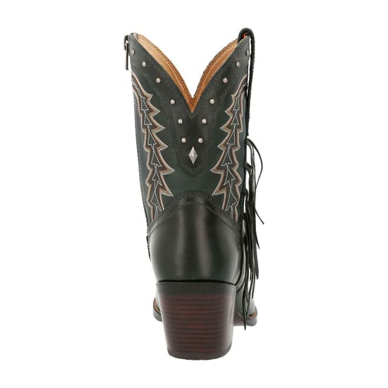 Durango Crush Bootie Leder Damen Sattel Braun/Denim Blau Stiefel - Image 2