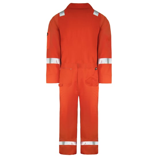 Dickies Hi-Vis Lighgewicht Herren Orange Coverall - Image 2