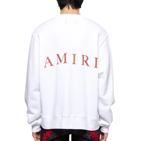 Weißes Sweatshirt mit Amiri MA-Logo - Image 2