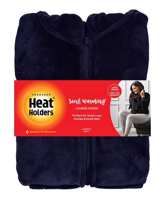 Wärmehalter - Ladies Soul Warming Soft Fleece Lounge Hoodie - Navy - Image 2