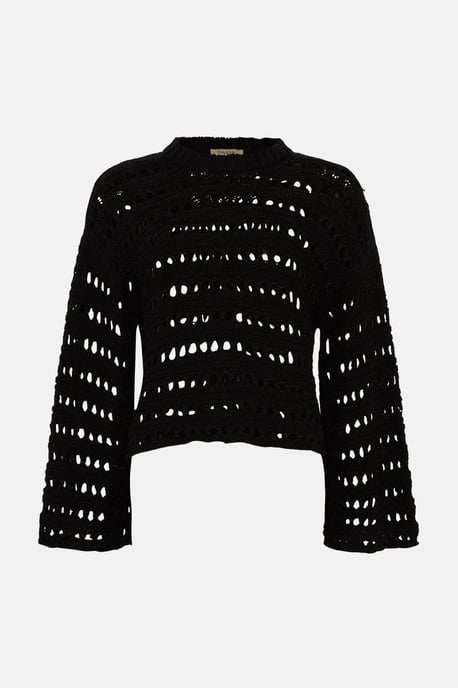 Open Stitch Pointelle Jumper