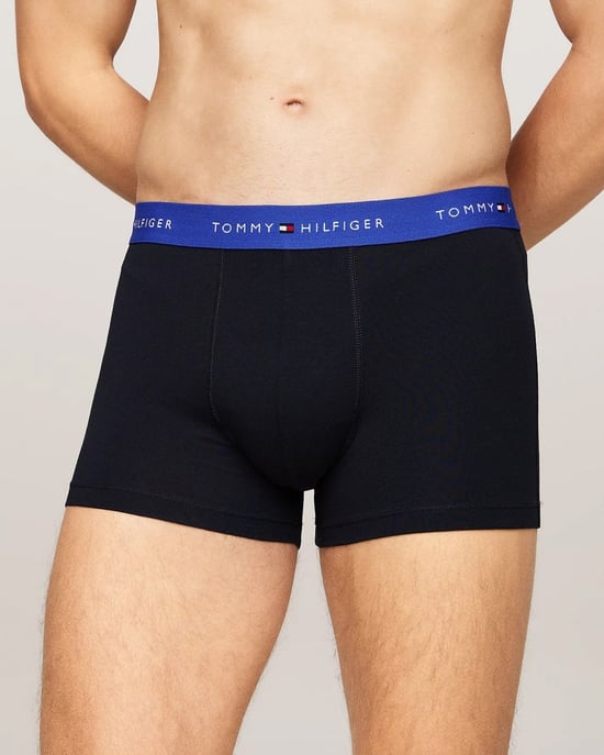 Tommy Hilfiger 3er-Pack Herren Unterhosen mit farbigem Bund - Image 2