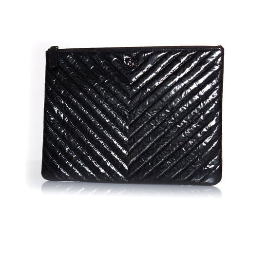 Patentleder Chevron Reißverschluss-O-Case - Image 1