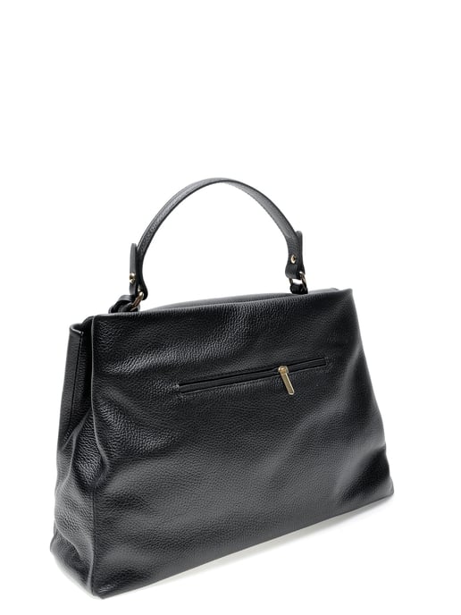 Luisa Vannini SS22 LV 1782T Noir Cuir de vachette Sac - Image 2