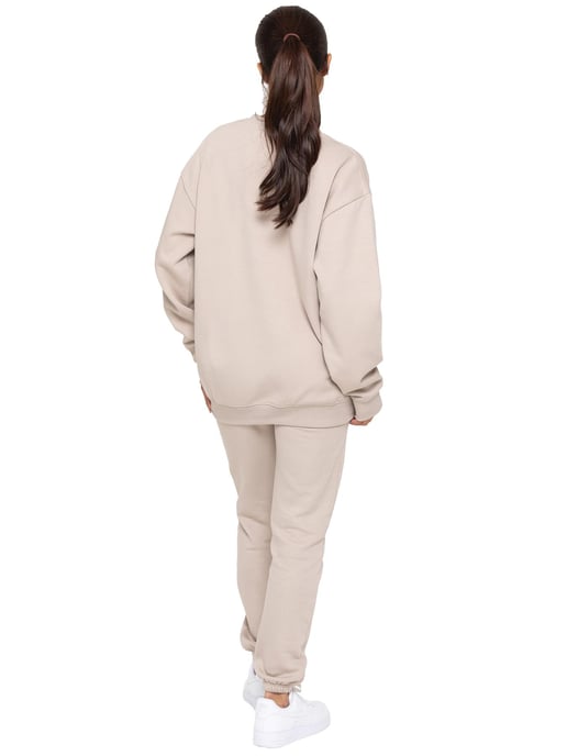 Enzo | Womens Oversized Sweatshirt - Haferflocken - Image 6