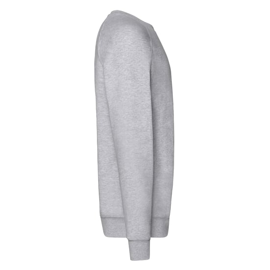 Fruit of the Loom - Sweatshirt für Herren/Damen Unisex Raglanärmel (Grau meliert) - Image 3
